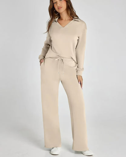 Autumn Trends💥Women's 2 Piece Sets Outfits Casual Long Sleeve Sweatsuits Sets | Almost Gone⚡