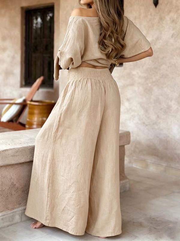 🔥Women's Ultra-Loose Oversize Two-Piece Set, Oversized Casual Chic Vacation