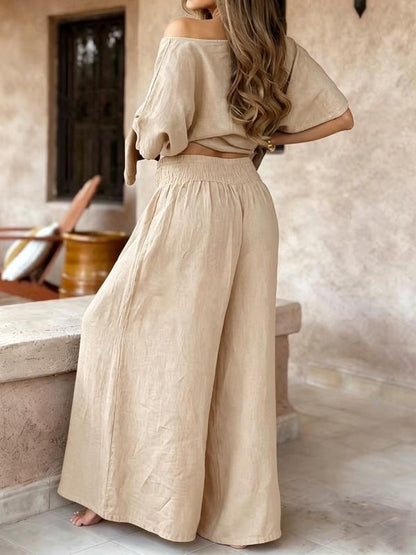 🔥Women's Ultra-Loose Oversize Two-Piece Set, Oversized Casual Chic Vacation